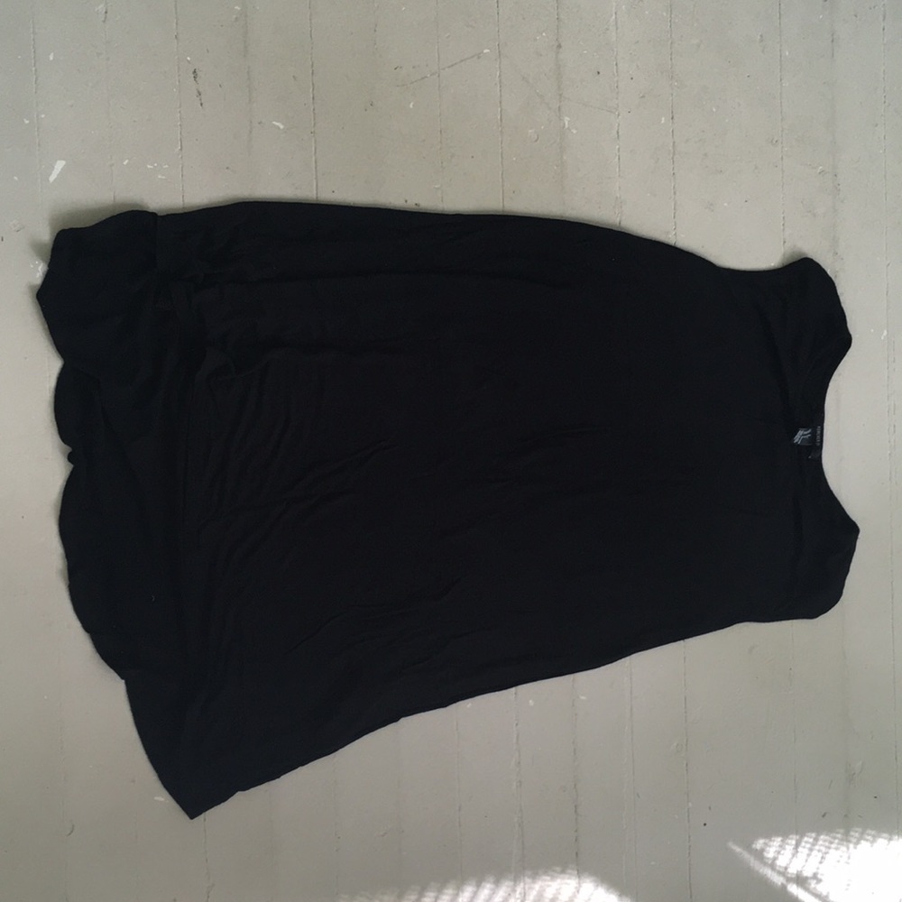 Black T-shirt dress